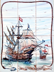 imagen mosaicos barco